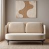 Buy Two-Seater Sofa - Upholstered in Velvet - Hynu Dark blue 61002 - prices